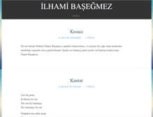 Tablet Screenshot of ilhamibasegmez.com